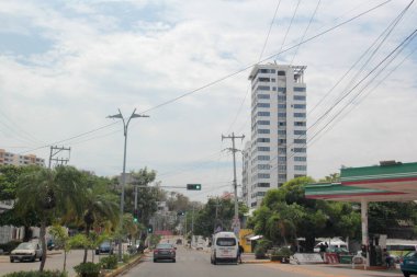 Acapulco, Guerrero, Meksika - 27 Mayıs 2025: Acapulco, Guerrero, Meksika 'daki Caleta ve Caletilla sahilleri