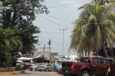 Acapulco, Guerrero, Meksika - 27 Mayıs 2025: Acapulco, Guerrero, Meksika 'daki Caleta ve Caletilla sahilleri