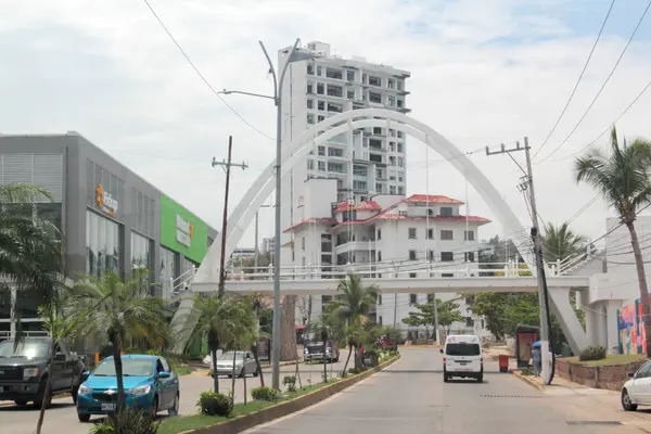 Acapulco, Guerrero, Meksika - 27 Mayıs 2025: Acapulco, Guerrero, Meksika 'daki Caleta ve Caletilla sahilleri