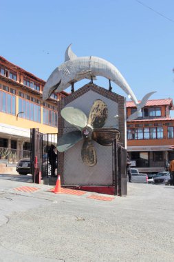 Puerto Nuevo, Baja California, Meksika - 14 Aralık 2025: Baja California 'daki Pueblo Nuevo sahildeki restoranlarında ıstakoz yemekleriyle ünlüdür
