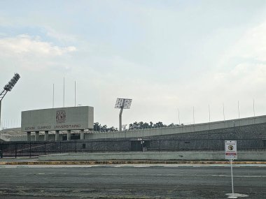 Mexico City, Mexico - 3 Kasım 2024: Estadio Olimpico Universitario, Meksika 'nın UNAM eyaletinde yer alan bir futbol kulübü.