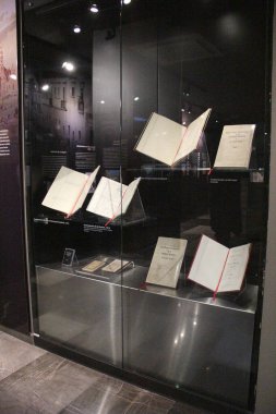 Mexico City, Mexico - 26 Şubat 2025: Temsilciler Meclisi Senatörler Meclisi Senatosu Sentimientos de la Nacion Yasama Müzesi, Temsilciler Meclisi ve Senatörler Meclisi 'nin rolünü ve işlevini öğretir.