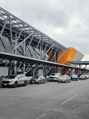 Monterrey, Nuevo Leon, Meksika - 27 Temmuz 2025: Monterrey Generali Mariano Escobedo Uluslararası Havalimanı MTY, Nuevo Leon 'un en modern havaalanlarından biridir.