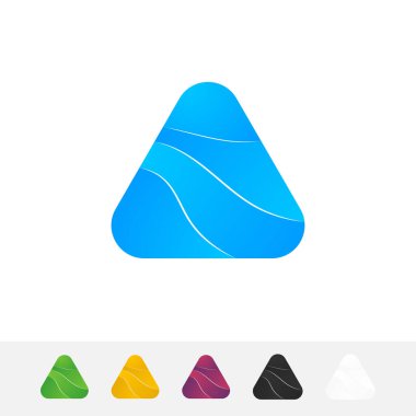 Temiz ve modern logo şablonu