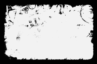 Grunge vektör dokusunu beyaz arkaplanda izole et