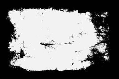 Grunge vektör dokusunu beyaz arkaplanda izole et