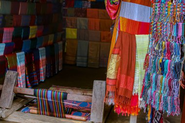 Traditional songket cloth, Indonesian Lombok culture and ethnicity