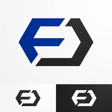 modern logo template with futuristic concept, simple, clean and elegant with vector EPS format.