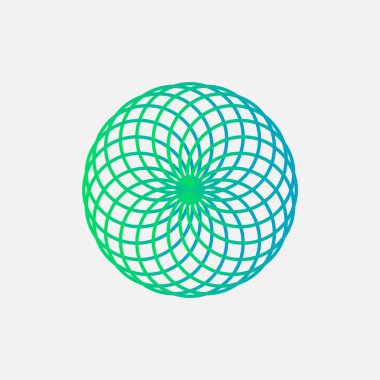 mandala logo element template, suitable for spa, yoga, meditation and spirituality logos with vector eps format.