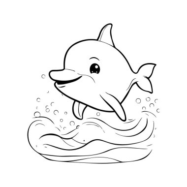 Çocuklar için boyama kitabı, EPS vektör biçiminde hayvan türleri.