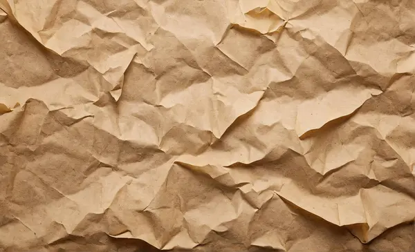 Old Paper Sheet Texture, Wrinkled Paper Texture Or Stock Photo Background.