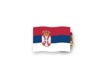 Sırbistan, ülke Yüksek Çözünürlüğü adı altında bayrak ve amblem kaldıran video animasyonunu canlandırdı.