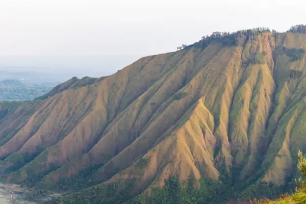 stock image Mountain view in Sembalun village in the morning