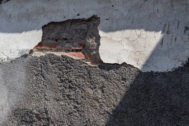 Kabuk soyma duvarının arka plan dokusu yıpranma nedeniyle