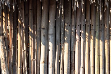 Arkaplan için bambu duvar dokusu