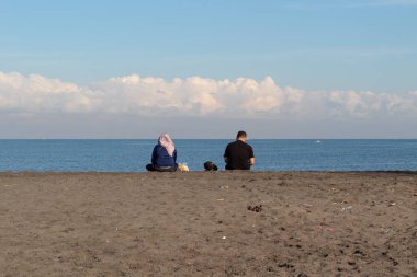 14 Temmuz 2024 Loang Baloq Plajı, Lombok, Endonezya