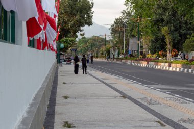 Mataram, Lombok, Endonezya 'daki Udayana Bulvarı boyunca Topluluk Etkinliği - 24 Ağustos 2024