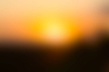 Gün Doğumu Glosunun Yumuşak Bulanık Arkaplanı