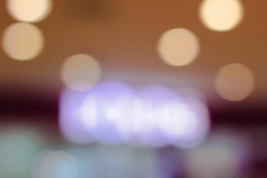 Yumuşak renkli bulanık ışık ile soyut bokeh arkaplan