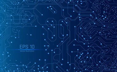 Fütürist soyut arka plan. Sunucu, internet, hız. Fütüristik tünel HUD. Soyut bir veri merkezi için hareketli grafikler .vektör çizer, eps10, kablo çerçevesi, koyu arkaplan