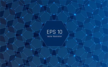 Fütürist soyut arka plan. Sunucu, internet, hız. Fütüristik tünel HUD. Soyut bir veri merkezi için hareketli grafikler .vektör çizer, eps10, kablo çerçevesi, koyu arkaplan