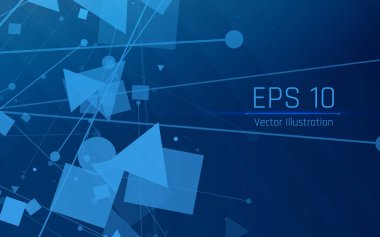 Fütürist soyut arka plan. Sunucu, internet, hız. Fütüristik tünel HUD. Soyut bir veri merkezi için hareketli grafikler .vektör çizer, eps10, kablo çerçevesi, koyu yeşil arkaplan