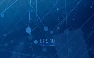 Fütürist soyut arka plan. Sunucu, internet, hız. Fütüristik tünel HUD. Soyut bir veri merkezi için hareketli grafikler .vektör çizer, eps10, kablo çerçevesi, koyu yeşil arkaplan