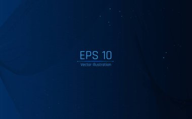 Fütürist soyut arka plan. Sunucu, internet, hız. Fütüristik tünel HUD. Soyut bir veri merkezi için hareketli grafikler .vektör çizer, eps10, kablo çerçevesi, koyu yeşil arkaplan