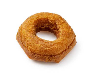 Beyaz Arkaplanda Taze Yerleştirilmiş Donut