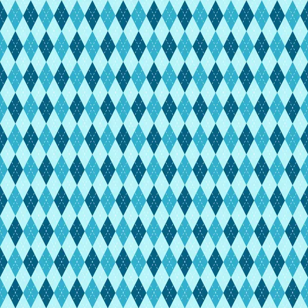 Lacivert, Mavi ve Beyaz Argile Kusursuz Düzen. Kumaş dokusu. Klasik argüman süsü. Geleneksel kontrol yazdırma, Vektör 