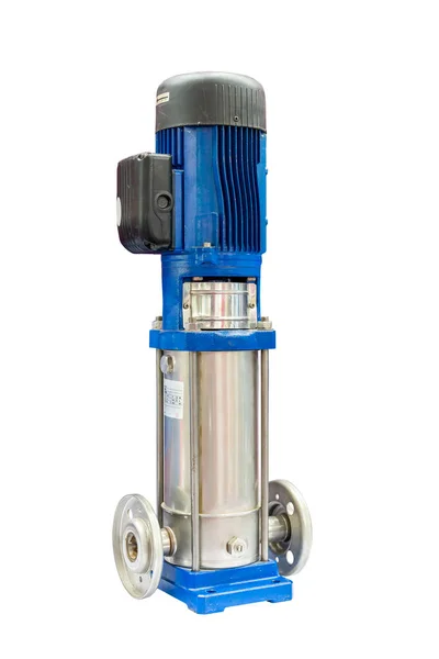 High Pressure Vertical Multistage Semi Submersible Electric Water Pump Pumping — Stock Photo, Image