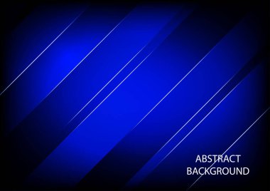 Soyut arkaplan çizgisi paralel mavi renk ton vektör çizimi 