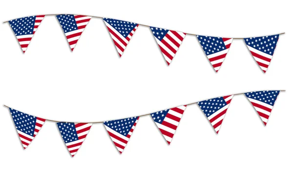 Grafiken Usa Flag Illustration Isoliert Mit Weißem Hintergrund — Stockfoto