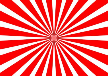 Kırmızı Güneş Işığı Biçimi Arkaplanı, Vektör İllüstrasyonu 