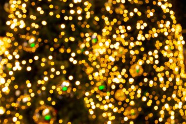 Festivaller, yeni yıl ve bayramlar, yılbaşı süslemeleri için bulanık soyut bokeh arka plan 