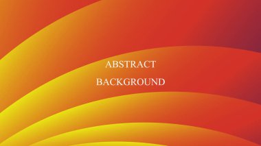Dijital Tasarım ve İş Sunumu için Soyut Sarı ve Turuncu Dalga Arkaplanı
