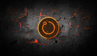 Renkli arkaplanda şifreli para oluştur; renk sanatı