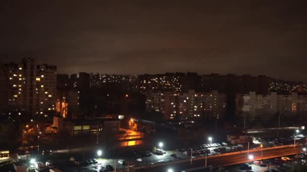 Ciudad Kiev Durante Apagón Emergencia Guerra Ucrania Con Rusia Desmayos — Vídeo de stock