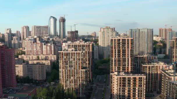 Modern Residential Area Center Kyiv French Quarter Elite Real Estate — стокове відео