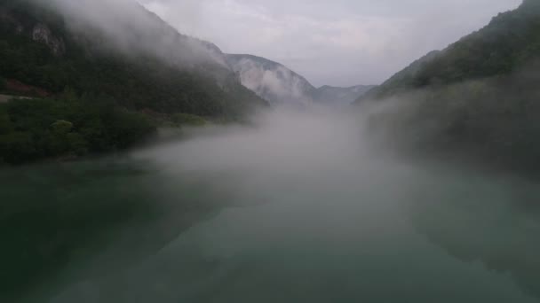 Wioska Orahovci Wspólnocie Wyszehradzkiej Republiki Serbskiej Bośni Hercegowiny Rzeka Drina — Wideo stockowe