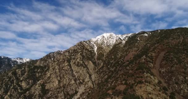 Uitzicht Bergen Van Andorra Funicamp Encamp Andorra Vella Andorra Vieja — Stockvideo