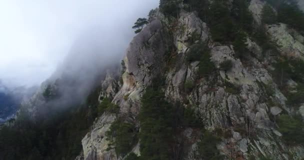 Widok Lotu Ptaka Andorę Vella Stolicę Andory Górach Pirenejów Między — Wideo stockowe
