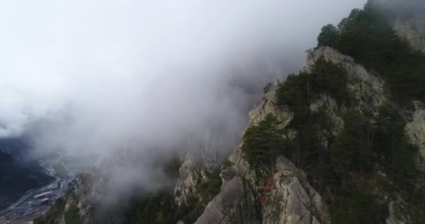 Andorra Nın Başkenti Andorra Vella Nın Fransa Spanya Arasındaki Pireneler — Stok video