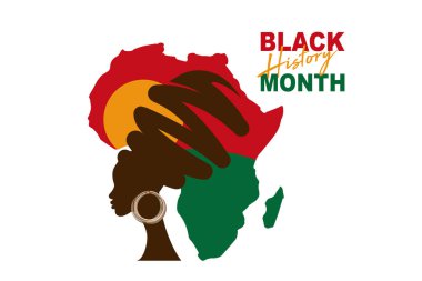 National Black History Month. Holiday concept. Template for background, banner, card, poster with text inscription. African American History. Celebrated annually in February in the USA and Canada