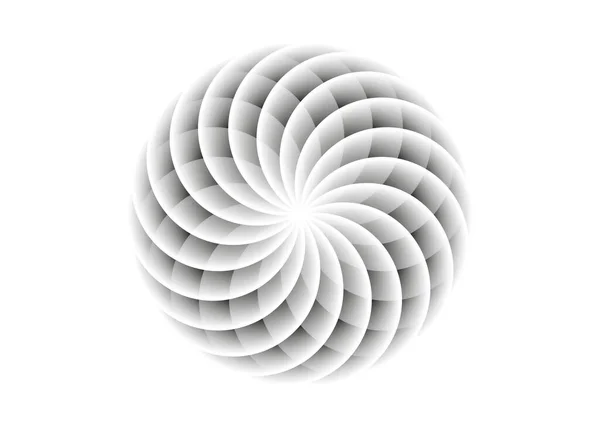 白莲生命之花 神圣的几何 和谐与平衡的象征 纯洁的标志在白色背景上隔离的花卉标识设计向量 — 图库矢量图片