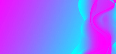 Soyut mavi ve pembe sıvı Banner Şablonu. Modern arka plan tasarımı. Değişken renk. Dinamik Dalgalar. Sıvı şekiller kompozisyonu. Kopyalama alanı için dinamik holografik akış yanardöner örtüsü