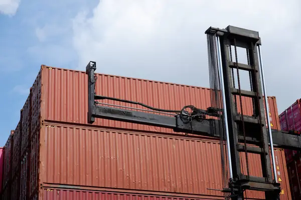 Trummor Och Containerhandtag Sett Ovanifrån — Stockfoto