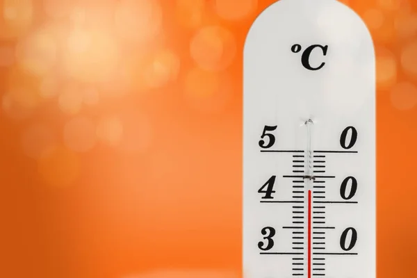 Degrees Celsius Thermometer Global Warming Concept — Stock Photo, Image