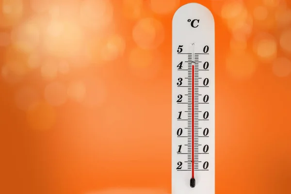 Degrees Celsius Thermometer Global Warming Concept — Stock Photo, Image