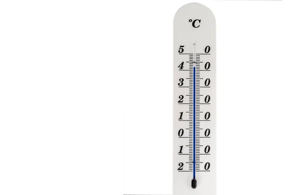 Graus Celsius Num Termómetro Conceito Aquecimento Global — Fotografia de Stock